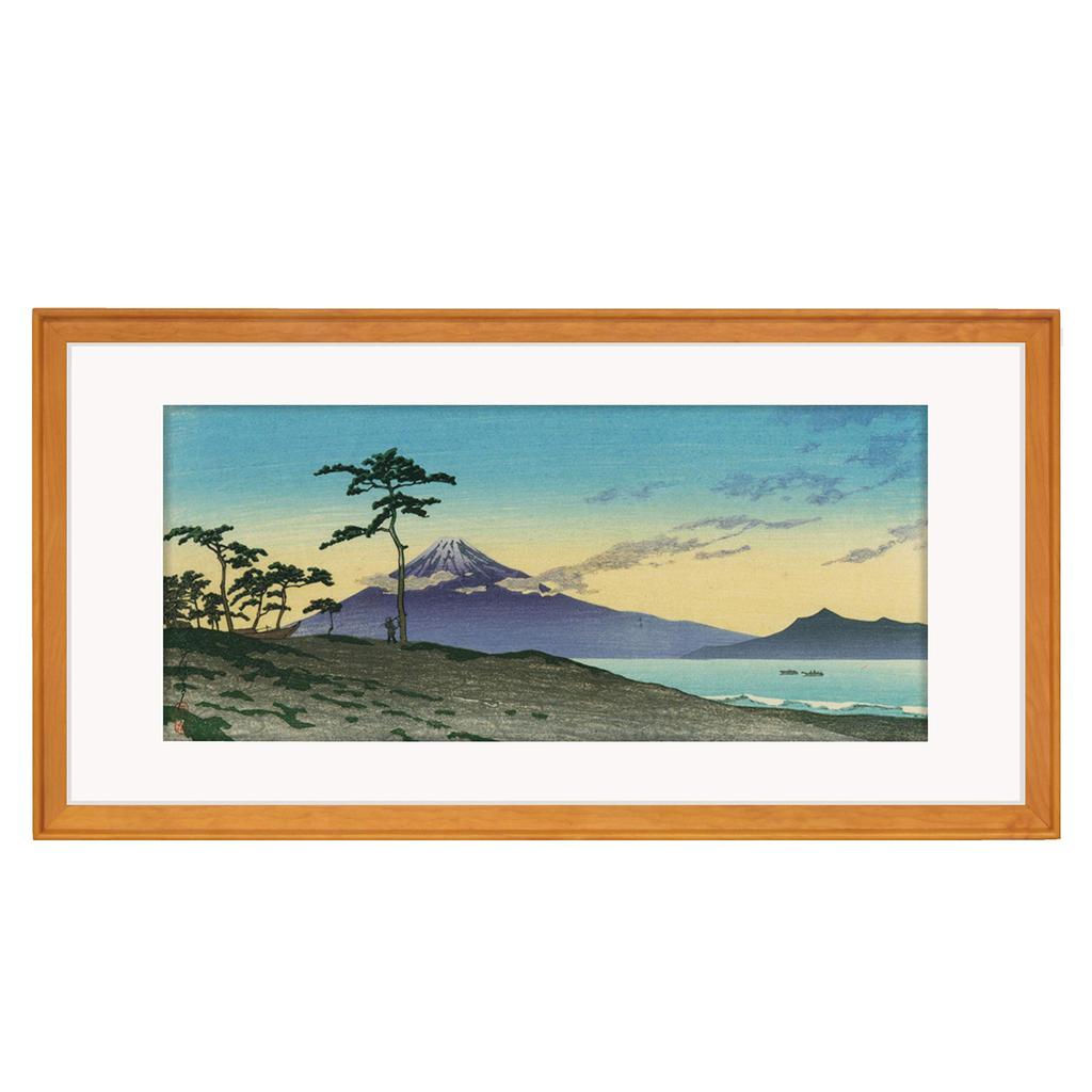 Large horizontal picture frame 700x350 Teak Acrylic 9787 Frame Wood size 726×376×23mm Material