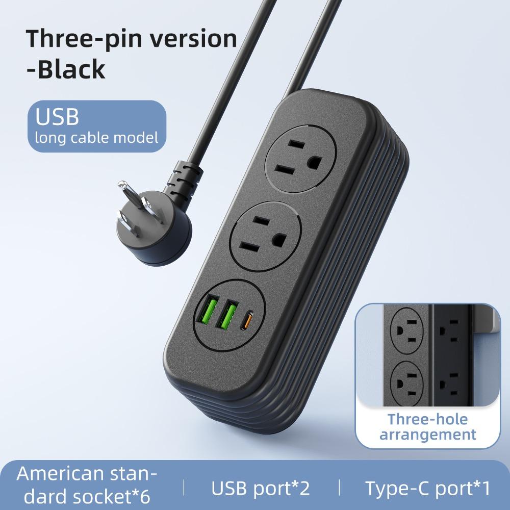 21 Holes Travel Power Strip 6 Outlet Power Strip with USB Compact Extension Cord  Canada