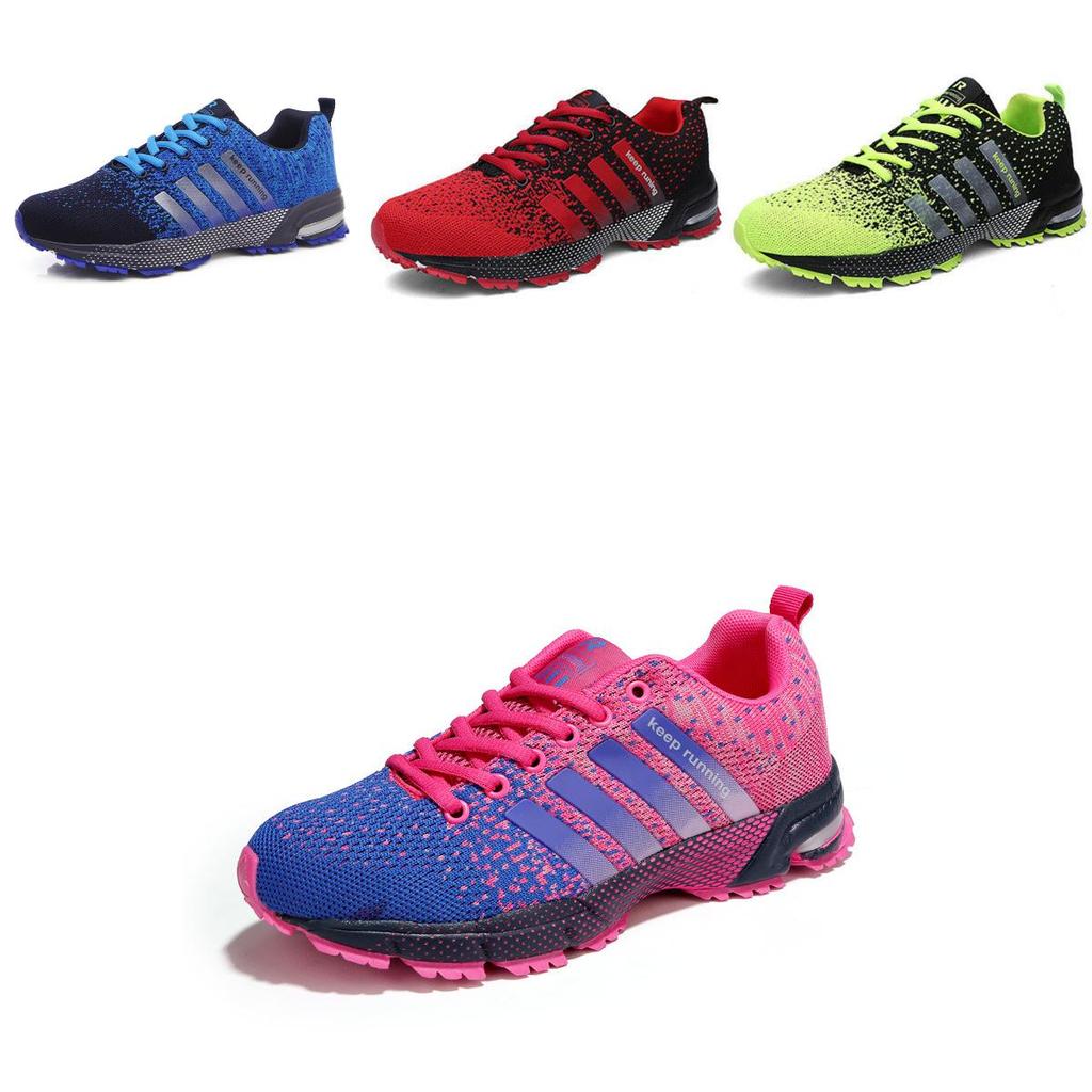 Unisex Running Shoes With Breathable Mesh Material For Sports And Outdoor Activities