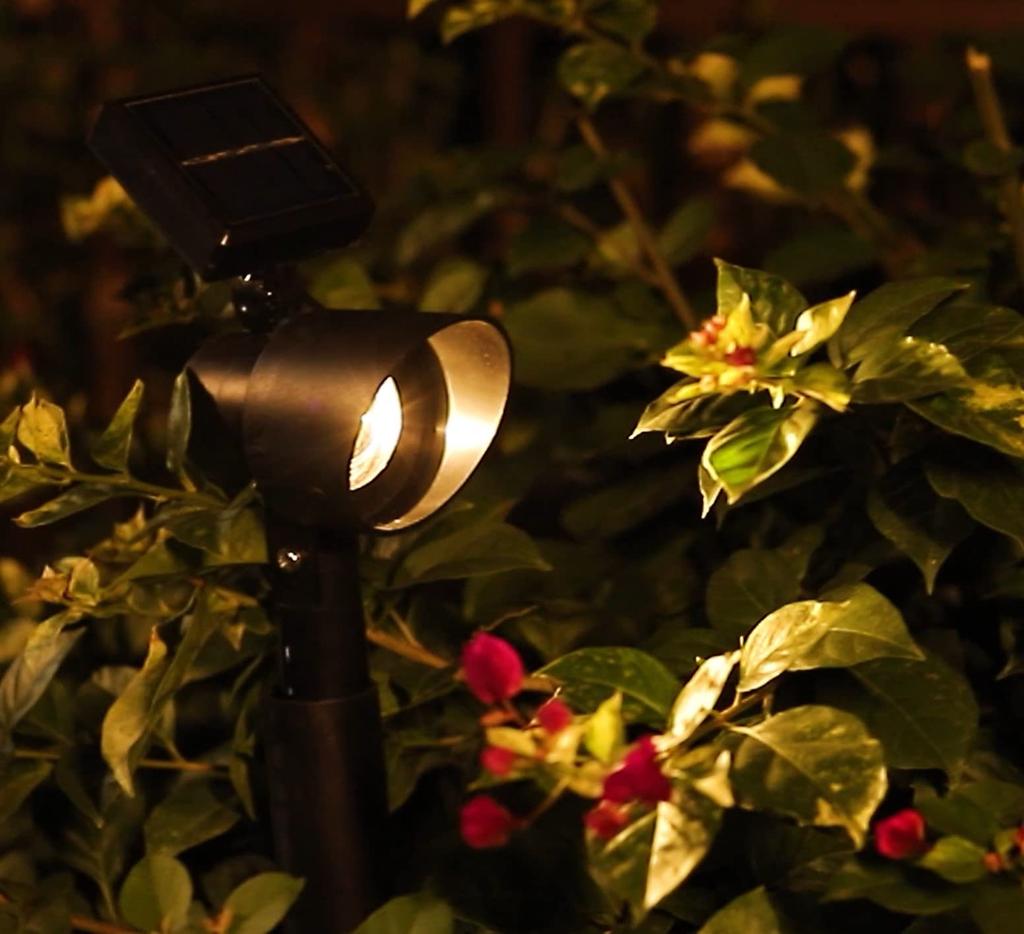 GWSOLAR Solar Außen Wasserdichte Strahler Warm 10 Einfach Keine Verkabelung oder Elektroarbeiten Solar LED Garten Außen Solar Automatisches Aufleuchten Ihres Blumenparks