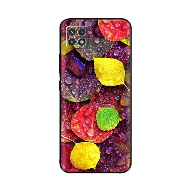 

Чохол для Samsung A22 Силіконова м яка накладка TPU для телефону Samsung Galaxy A22 5g 4g Galaxya22 A 22 Cover Квітковий захисний бампер For Samsung A22 4G
