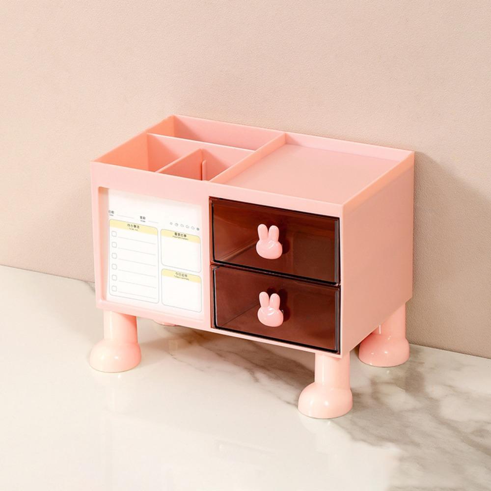 Drawer Pen Holder High-capacity Stationery Organizer Durable Pencil Storage Box  Desk