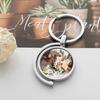 Creative Rotating Double Sided Blank Thermal Transfer Keychain Accessories G