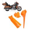 Motorcycle Drip Free Oil Filter Funnel Kit Set Practical Accessory(Orange )