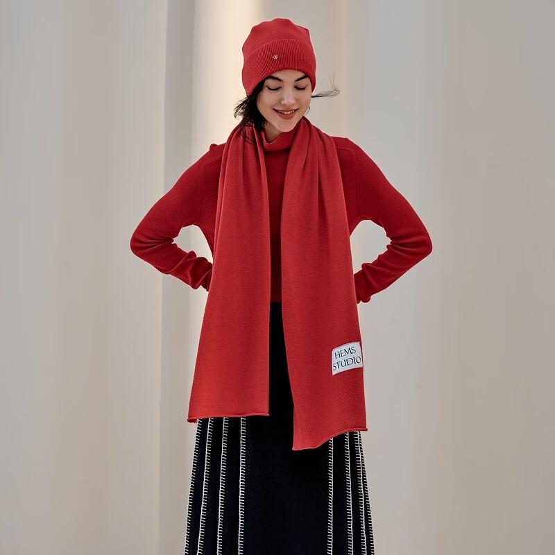 Heirmans Women's Cashmere Blend Long Sleeve Knit Sweater