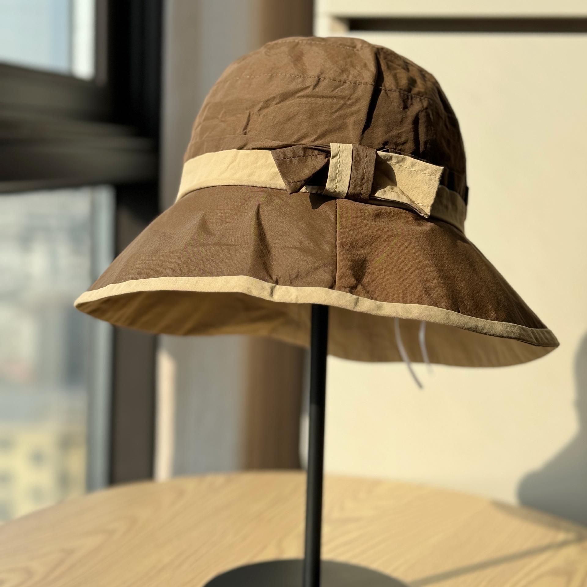 

2026New women s fisherman hat, UV protection, versatile sun hat, sun protection for outdoor trips, trendy bucket hat Adult54-60Adjustable коричневий