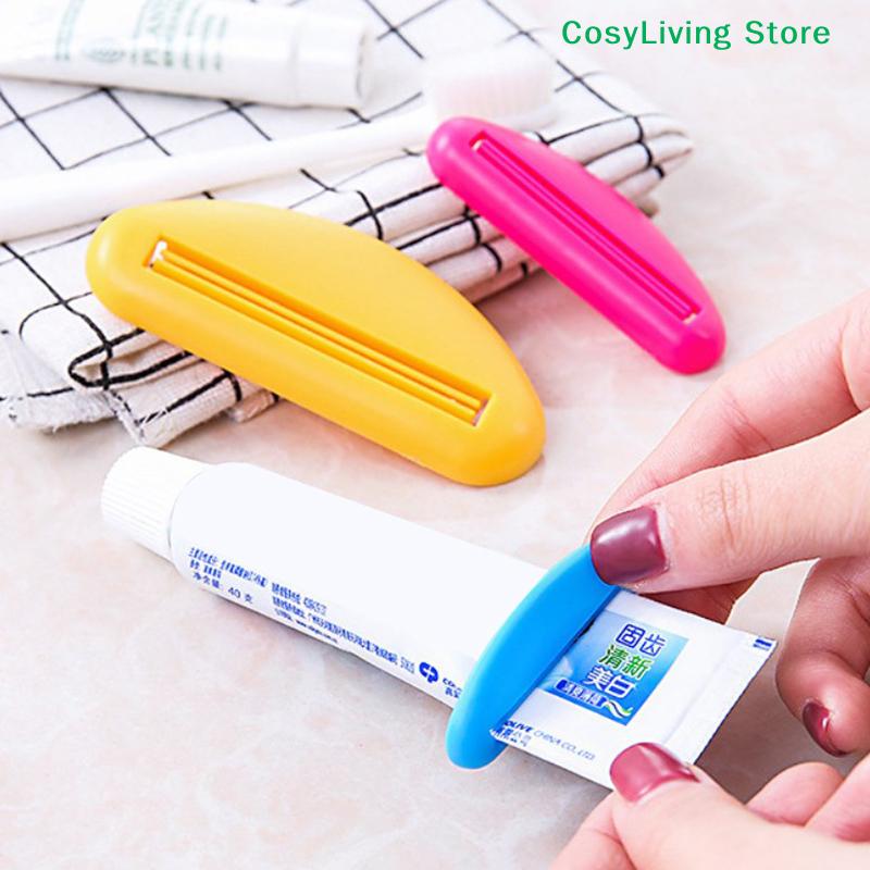Multifunction Facial Cleanser Dispenser Squeezer Toothpaste Squeezer Manual Squeezed Toothpaste Tube Clips Bathroom Accessories