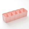 5 Grids Storage Box Drawer Organizer Multifunctional Underwear Socks Sundries Storage Box PP Storage Container Home Organizer