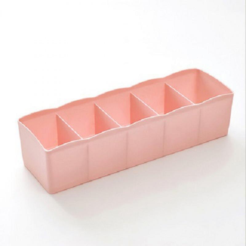 5 Grids Storage Box Drawer Organizer Multifunctional Underwear Socks Sundries Storage Box PP Storage Container Home Organizer