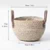 Woven Planter Basket Flower Pot Organizer Decorative Storage Basket, Plant Holder for