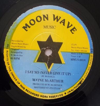

7inch Record WAYNE MCARTHUR - I Say No (Never Give It Up) MWUS002 Moon Wave Music 2017 UK Reggae, Ska & Dub Used