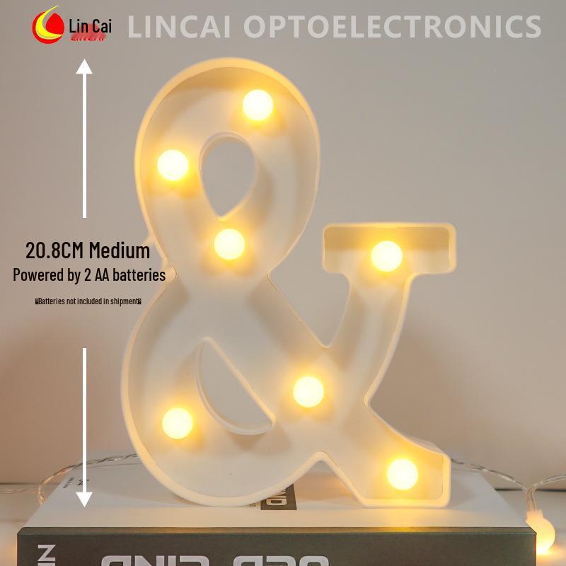 LED Alphabet Light Signs for 'Marry Me' Proposals and Birthdays – 26 Luminous Letters