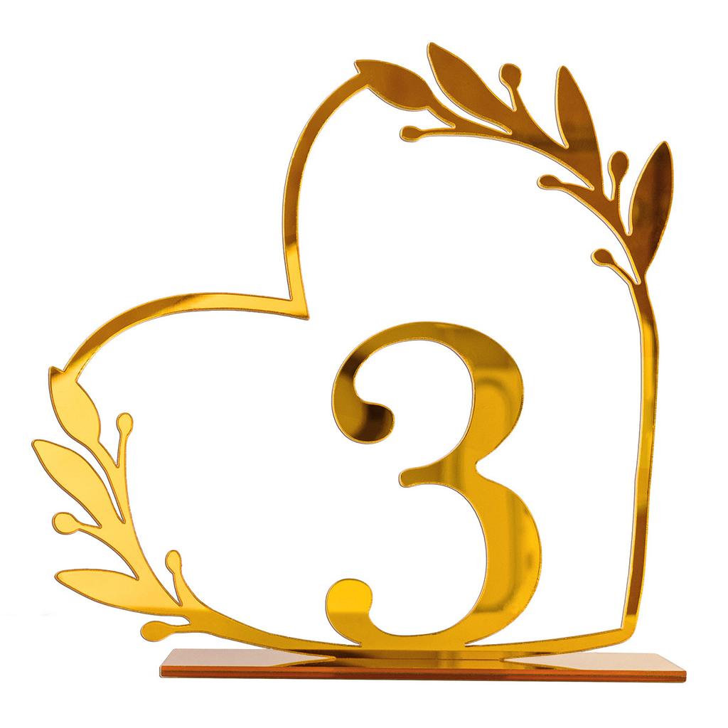 DIY Acrylic Numbers Wedding Table Numbers Mirror Table Numbers