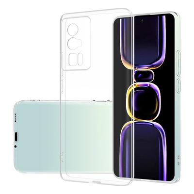 For Xiaomi Redmi K60 Pro K60E 5G Slim Crystal Clear Transparent Soft TPU Back Case Protection Skin Camera Protect Cover
