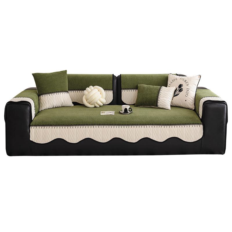 Chenille Irregular Sofa Cover Four Seasons Universal Non-Slip New Style Irregular Sofa Cover Versatile Cushion Light Luxury