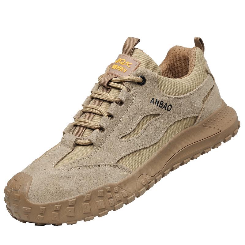 Men s Lightweight Anti-Smash Anti-Puncture Safety Work Shoes