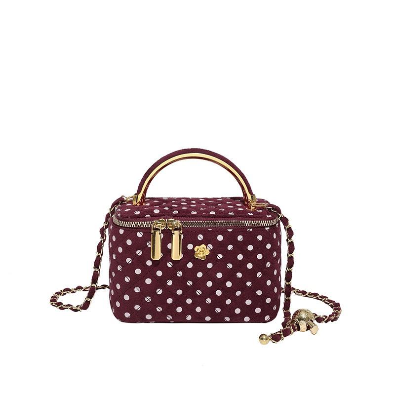 New Simple Chain Small Square Bag Women's Bag Fashion Diamond Box Bag Chain Single Shoulder Messenger Bag Handbag