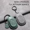 Leather Car Remote Key Case Cover For Jetour Shanhai L7 Pro MAX ULTRA Soueast S08 DM Car Protector Fob Keychain Accessories