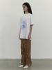 KIRSH Cherry Blur Graphic T-Shirt [White]