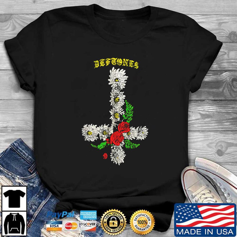 

New Deftones Flowwer Black One side S-234XL Shirt Gift fans A404 M