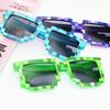Square Glasses, Two-Dimensional Acting Artifact Sunglasses, Coded Rectangular Pixel Glasses Douyin Kuaishou