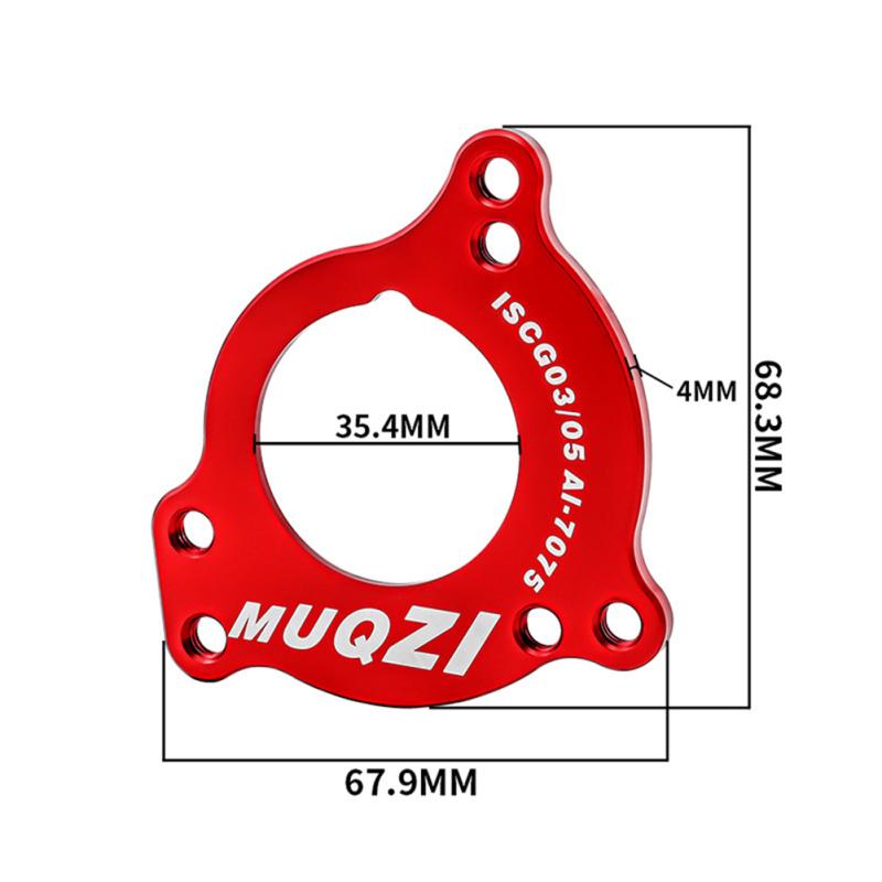 ISCG03/05 Mountainbike Tretlager Umrüstadapter Mehrfarbig 7075 Aluminiumlegierung Kette
