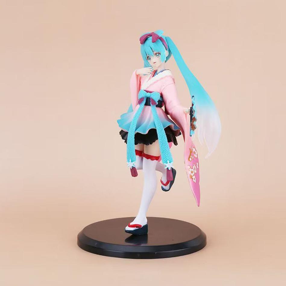 In Stock Original FURYU TENITOL Hatsune Miku Anime Action Model Toys for Kids Present Collectible Model Ornaments