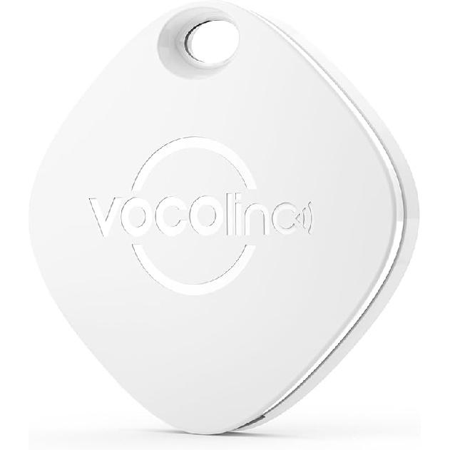 

VOCOlinc Поиск ключей, Метка для отслеживания багажа, Поиск предметов, Совместимый с Find My (только iOS), Умный трекер Bluetooth для ключей, кошелька, сумок, 1 Pack White
