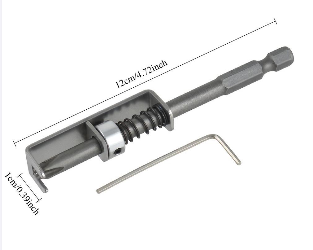 

Spring Loaded Screw Holder Bit Anti-drop Screwdriver Bit Holder for Grip Screws in Overhead or One Handed Positions