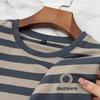 2024 Men's Casual Striped Crew Neck Pullover T-Shirt - Summer Short Sleeve