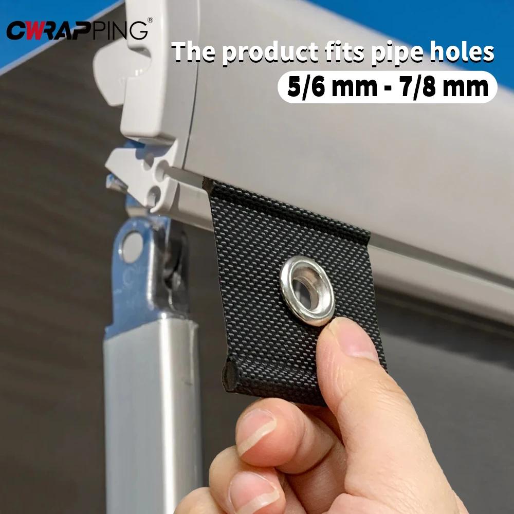 Multifunctional Camping Awning Hook Clip RV Caravan with Holes Outdoor Camping Light Hanger Tent Hanger Car Accessories 4PCS