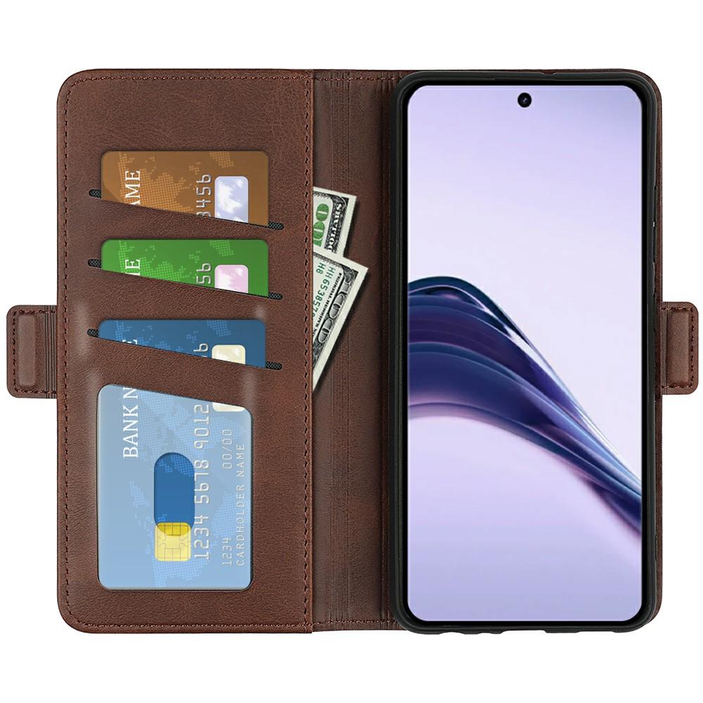 Pro Realme 13 Pro 5G (Globální)/13 Pro+ 5G (Globální) Stojanové pouzdro Texturovaná kůže telete Peněženka Kryt na telefon