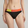 Calvin Klein Rainbow Collection SS23 Logo Embroidered Mid-Rise Sexy Triangle Briefs Women underwear Space-Black QF7256AD-UB1