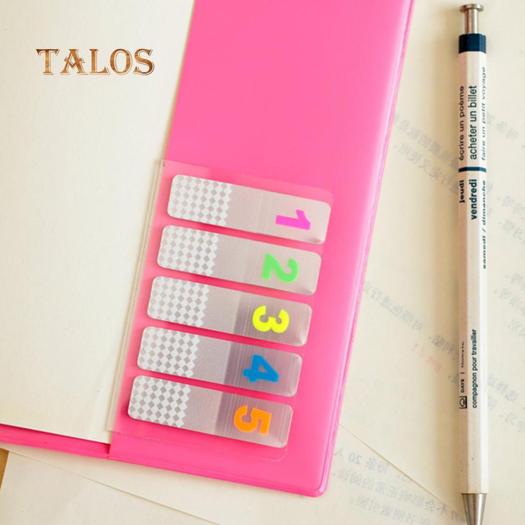 100 Pages Number Letter Symbol Sticker School Supplies Memo Mini Sticky Notes Writting Instruments