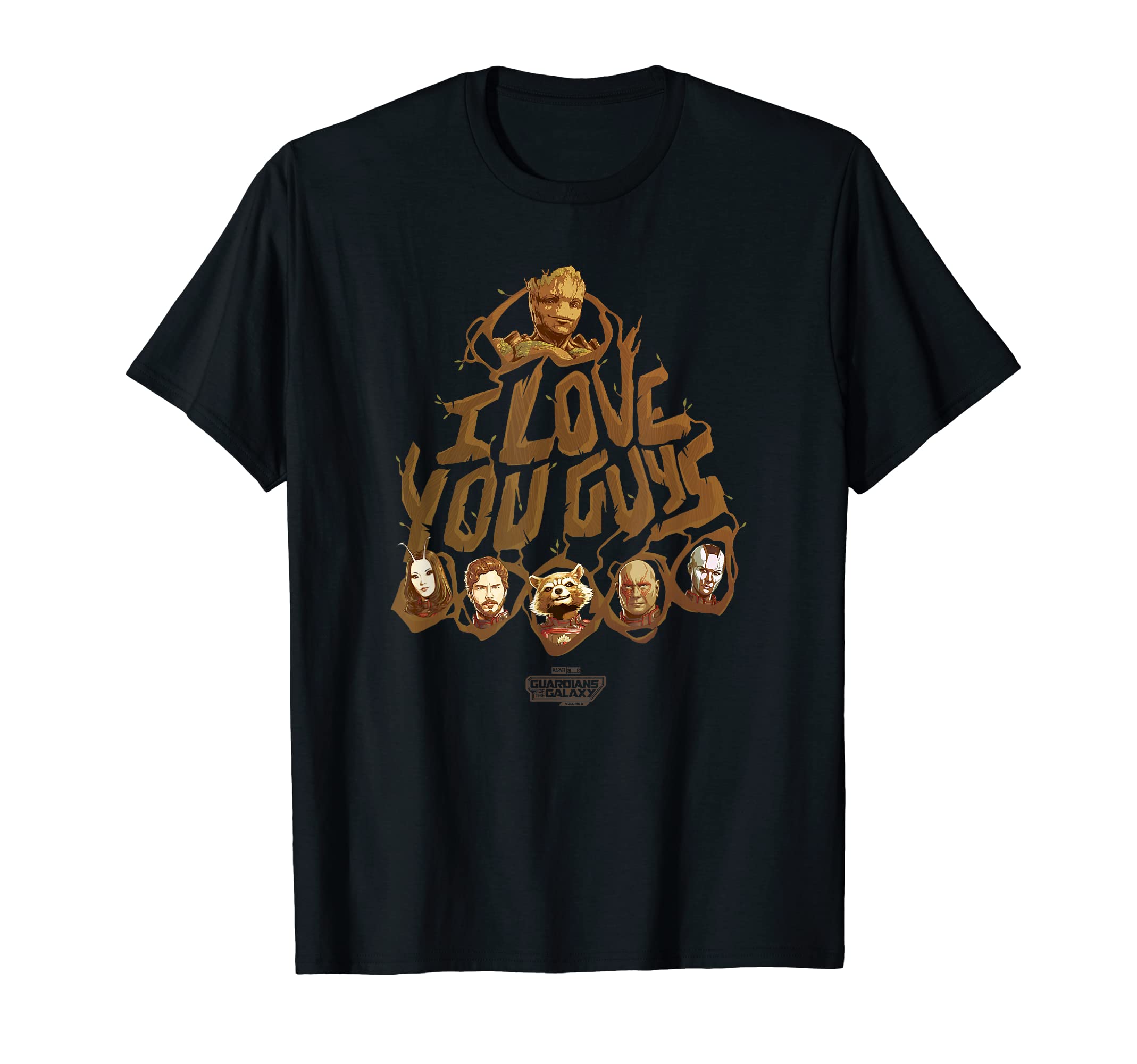 

Marvel Guardians of the Galaxy Vol.3 I Love You Guys Groot T-Shirt