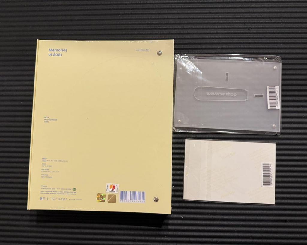 [USED] BTS Memories of 2021 Trading Card with Digital Code
