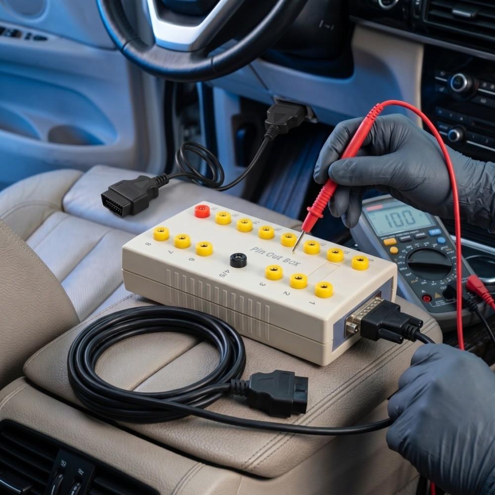 16 Independent Jack Terminals OBD2 Diagnostic Cable  OBD Socket Failure Checking