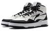 Li Ning Mountain Origin 2.0 Slip Resistant Abrasion Resistant High top Skateboard Shoes Women's Black White AGCT346-1