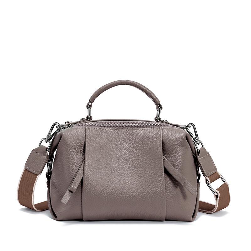 First Layer Cowhide Bag, Messenger Bag, Women's Genuine Leather Versatile Handbag, Women's New Large-capacity Commuter Shoulder Bag