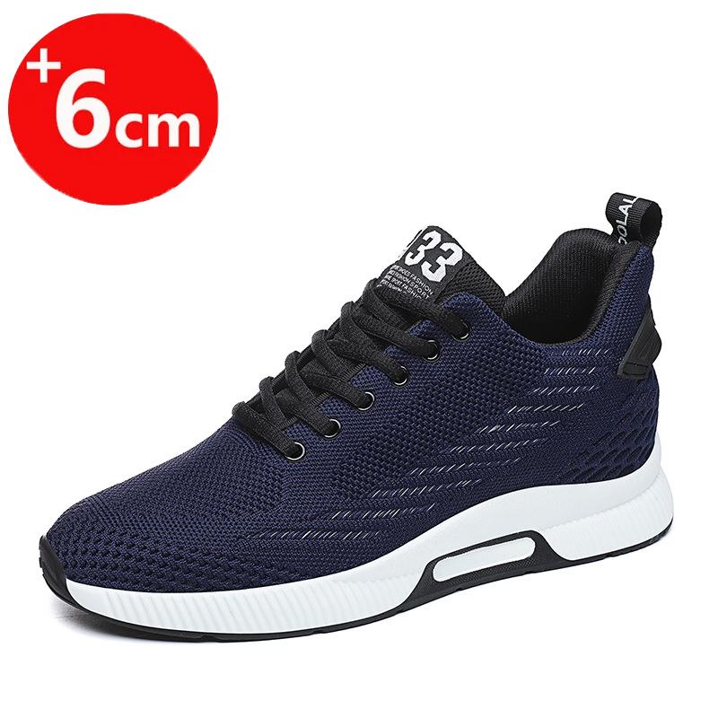 Męskie Buty Podwyższające Buty na Podwyższeniu Męskie Trampki Buty Zwiększające Wzrost Buty Zwiększające Wzrost Mężczyzna Sportowe Modne Buty Wysoki Mężczyzna