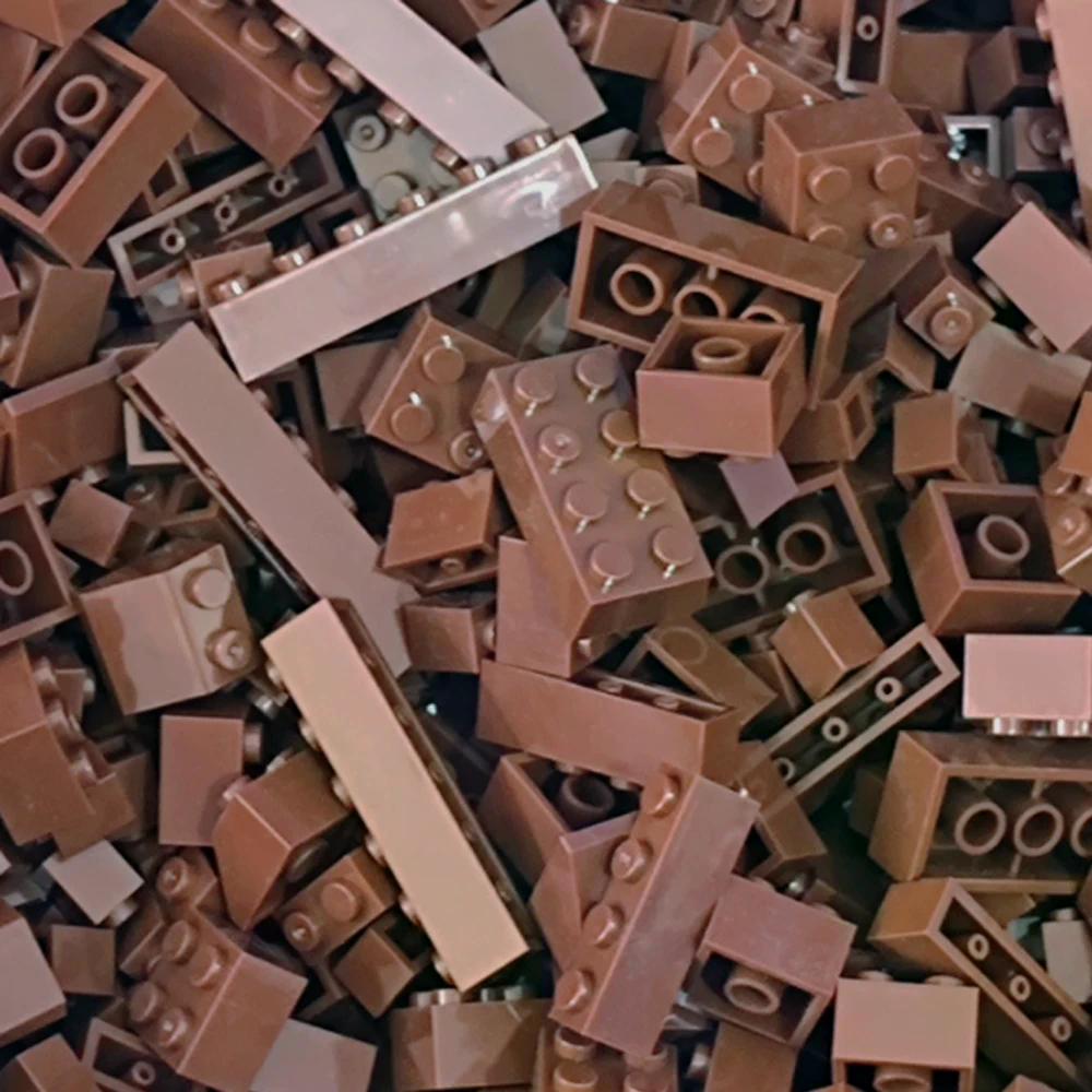 

125g/250g DIY Building Blocks Bulk Set Colorful Classic Bricks Creative City Assembly Educational Toy for Kids 125g-120pcs