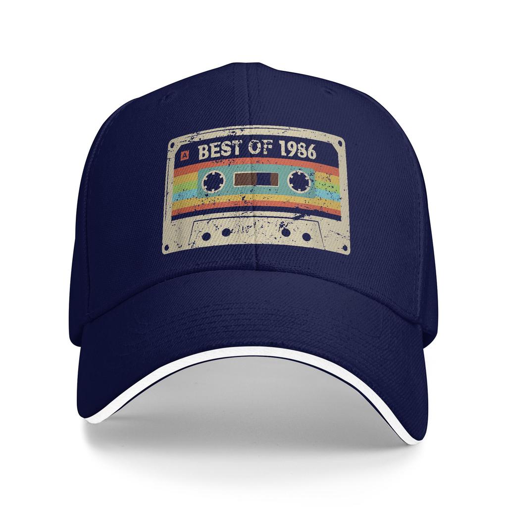 Summer Casual Baseball Cap Best 1986 Vintage 40 Year Old Bday 40th Birthday Outdoor Trucker Hat For Men Streetwear Snapback Cap