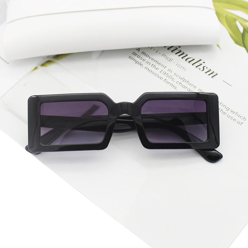 Square Sunglasses Women'S Small Frame Sunglasses Trendy Catwalk Sunglasses Street Shooting Retro