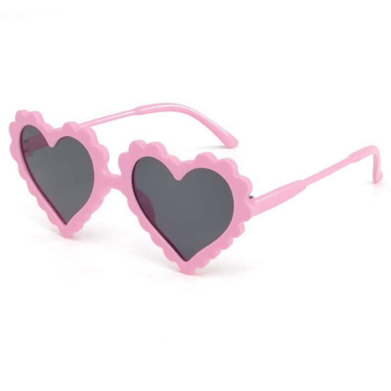 Cute Heart Sunglasses Kids Sunglasses Girls UV400 Fashion Candy Color Sun Glasses Eyeglass For Child Summer Outdoor