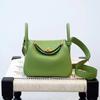 High End Mini Lindi 19 Handmade Wax Thread TC Top Layer Cowhide Fashionable And Versatile Commuting Carrying Crossbody Bag
