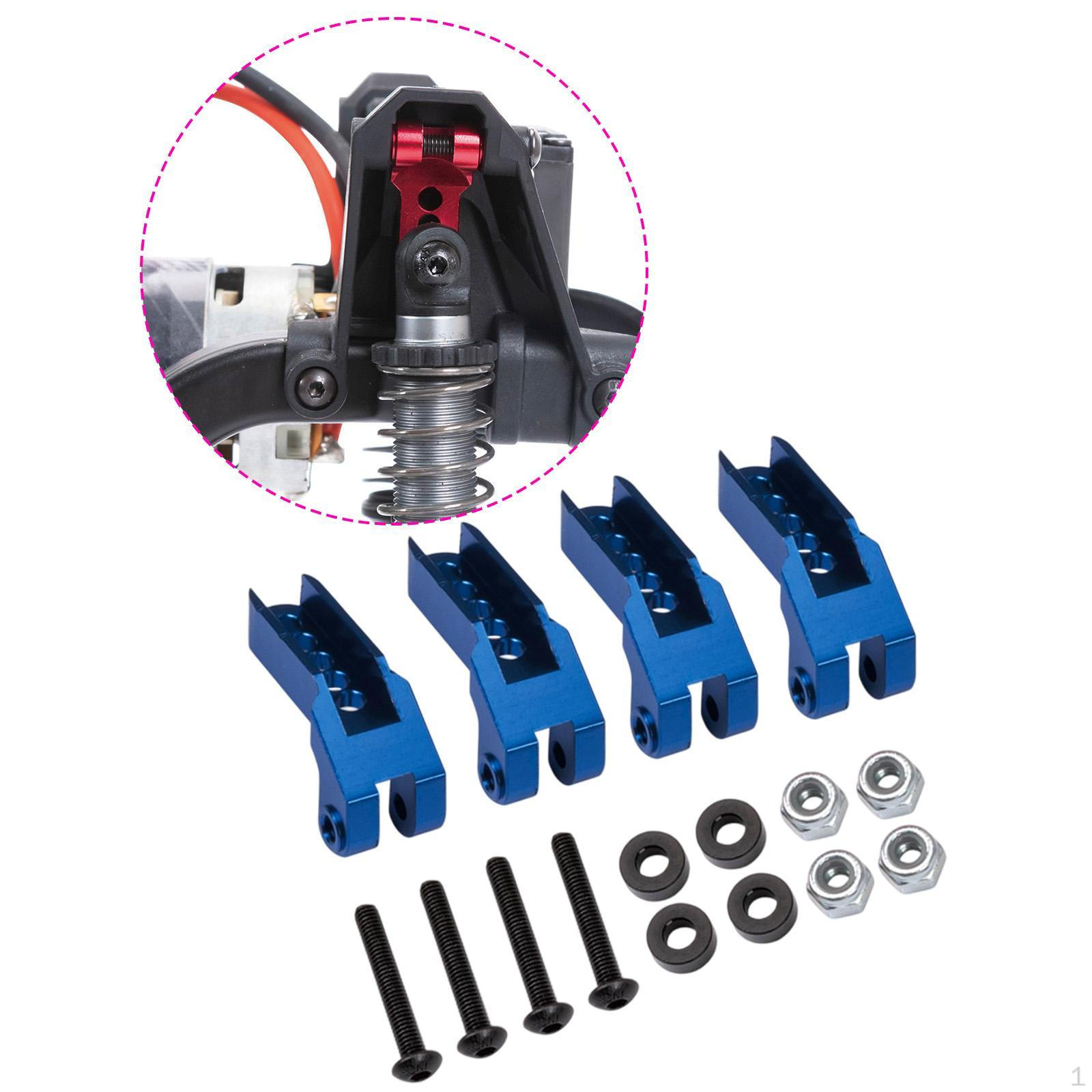 

Hydraulic Brackets for Shock Absorbers RC Upgrade Component 1/10 Replacement Metal Mounts червоний