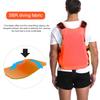 Professional Outdoor Adult Life Jacket Vest Oblique Zipper Safety Protective Wear for Swimming Snorkeling Sailing