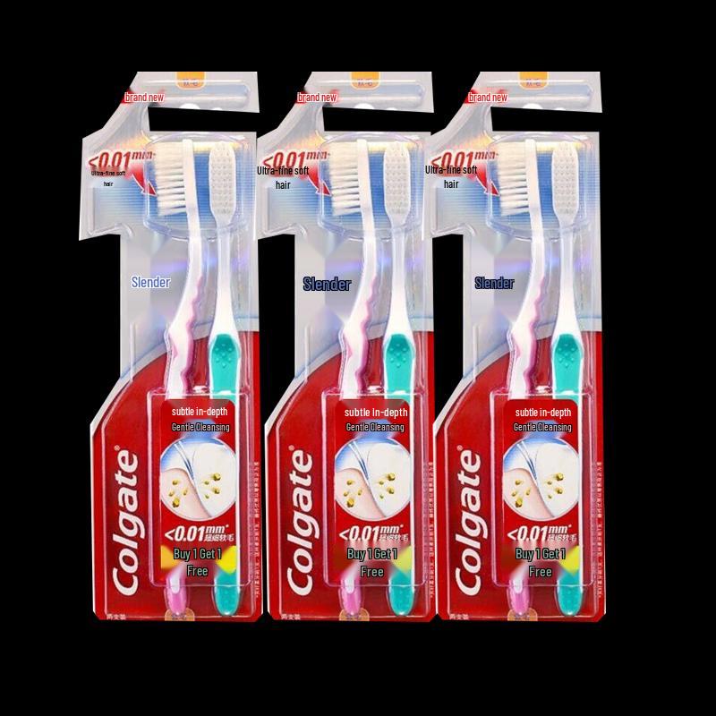Colgate SlimSoft Gentle Clean Toothbrush Family Pack