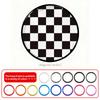 For MINI Cooper S JCW Countryman Clubman 3D Metal Car Front Grill Emblem Badge Decoration Universal Car Styling Accessories