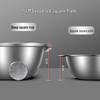 BJ 304 Stainless Steel Rectangular Deep Serving Tray